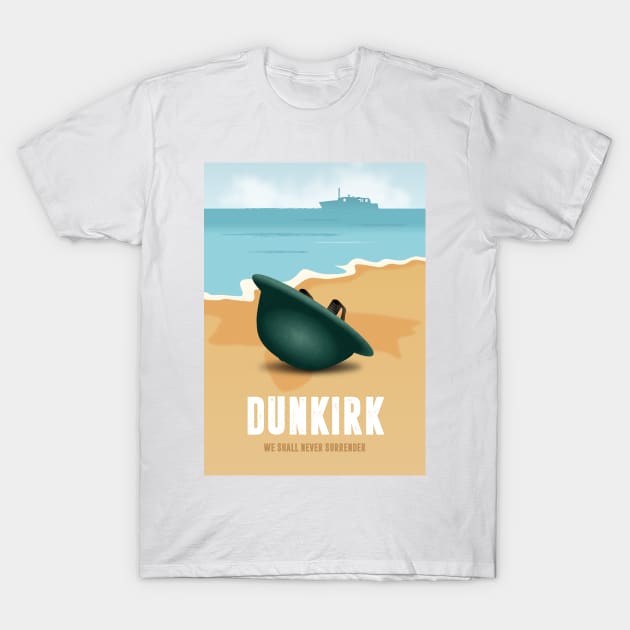 Dunkirk - Alternative Movie Poster T-Shirt by MoviePosterBoy